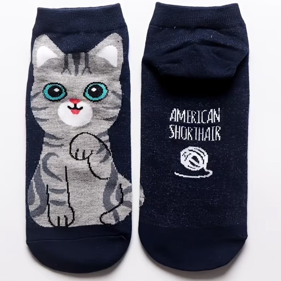 Black Cat Socks - Picture 2 of 2